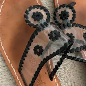 Jack Rogers Clear & Black